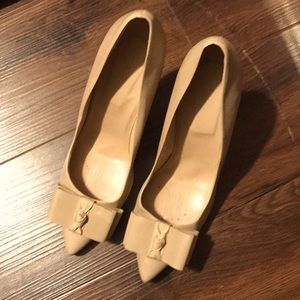 J. Crew viv bow heels 10 EUC